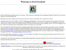 Tablet Screenshot of fortfreedom.org